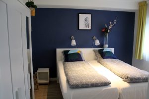 Slaapkamer met 2 persoons boxspring